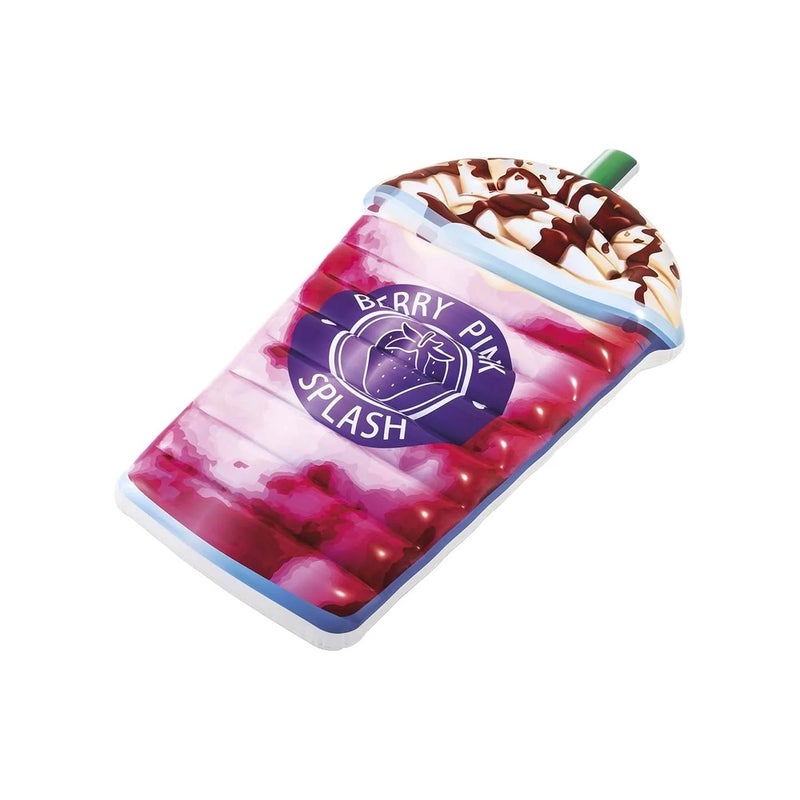 Intex - Inflatable Berry Pink Splash Milkshake Pool Float Lounger 198x107 cm - 58777EU - Image 3